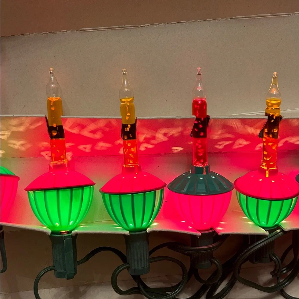 Vintage 1990's Noma 7 Bubble Lights